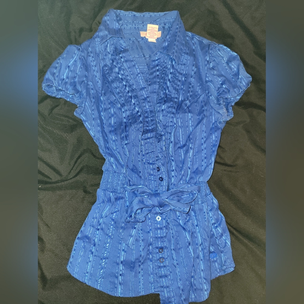 Blue candies dress top